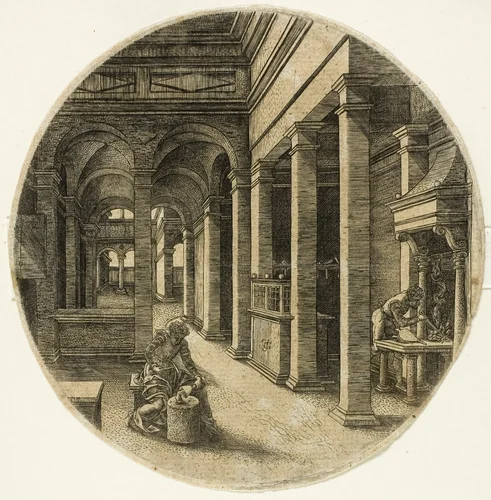 St. Eligius by Jean de Gourmont, print, 1526-1551