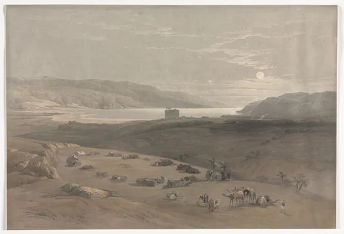 Jericho by David Roberts, print, 1839