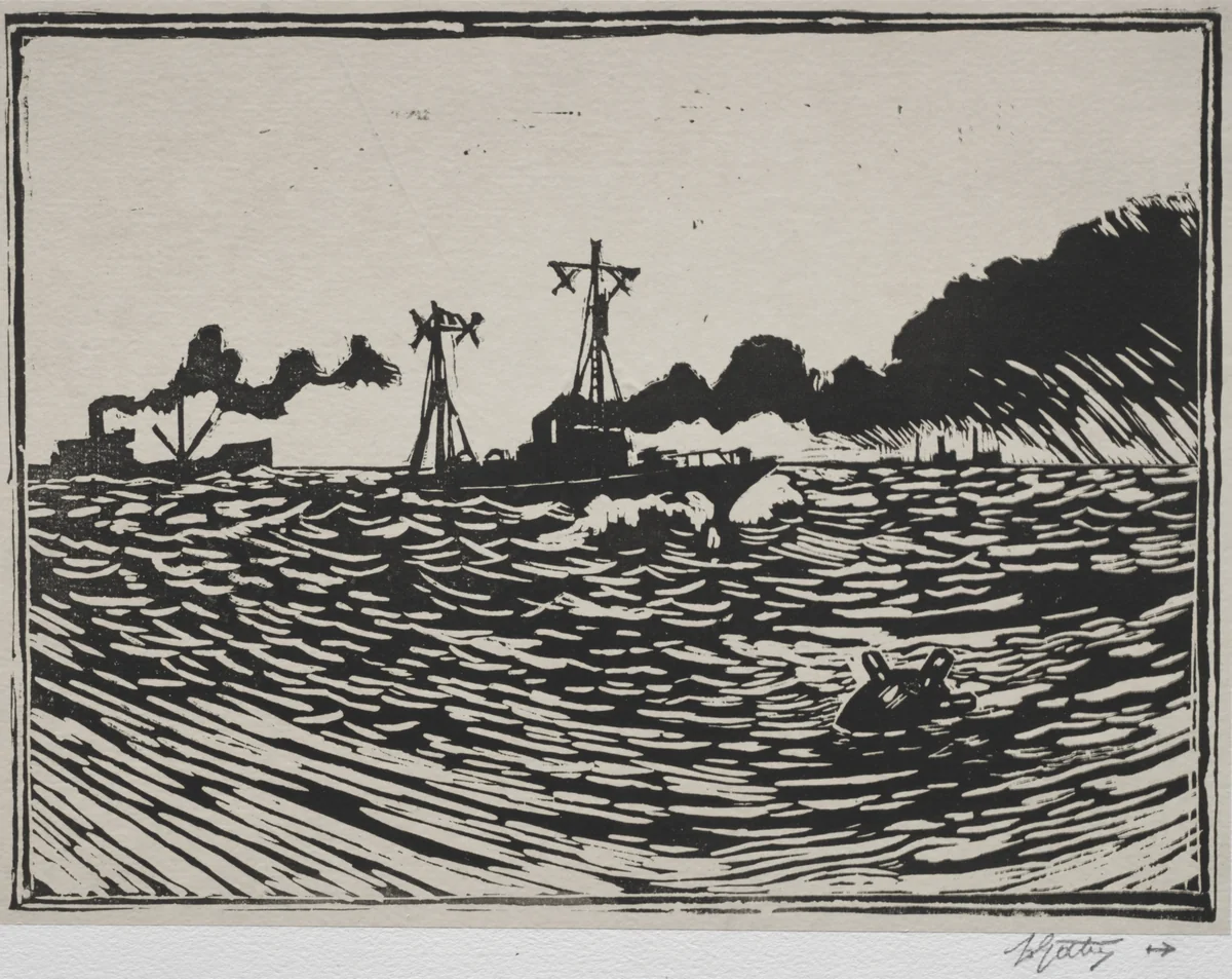 St. Nazaire by Pierre Louis Gatier, print, 1900-1925