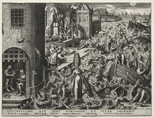 Hope by Pieter Bruegel, print, 1559