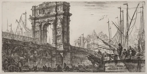 Arco di Trajoano in Ancona by Giovanni Battista Piranesi, portfolio, 1748