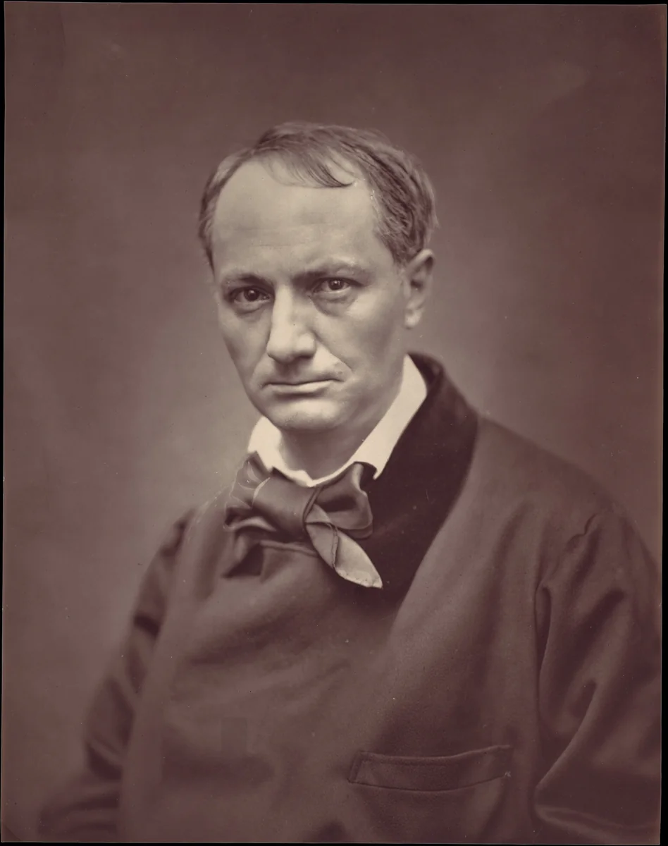 Charles Baudelaire by Etienne Carjat, photograph, 1861-1865