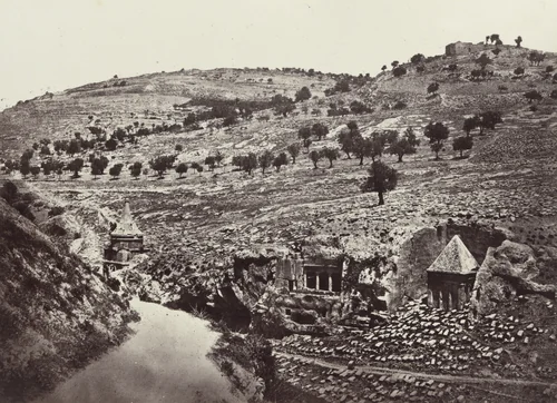 The Valley of Jehoshaphat, Jerusalem (Plate 14) by Francis Frith, photograph, 1858