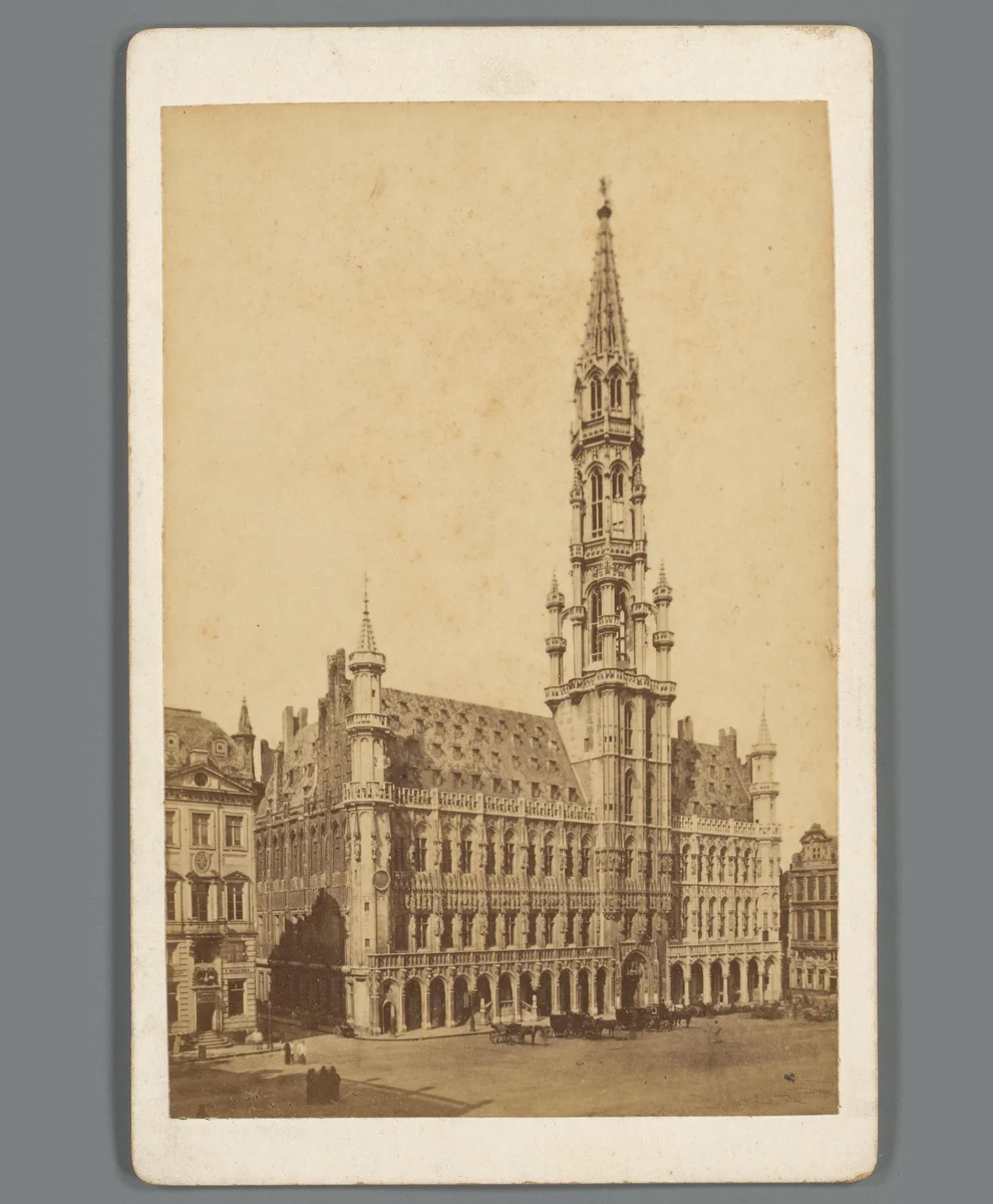 Stadhuis van Brussel by anonymous, photograph, 1870-1890
