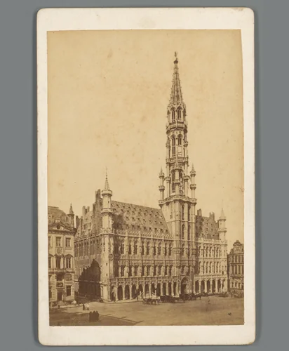 Stadhuis van Brussel by anonymous, photograph, 1870-1890