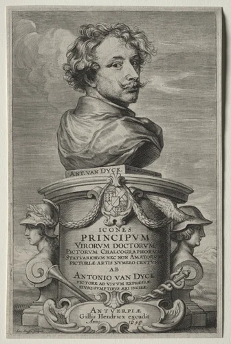 Self-Portrait by Anthony van Dyck, print, 1646