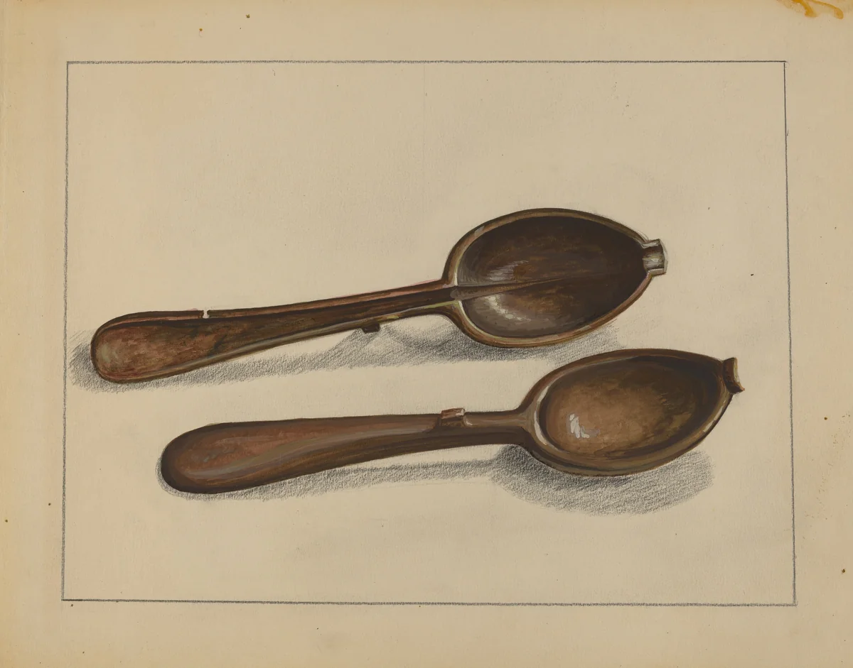 Tablespoon Mold by Jules Lefevere, index of american design, 1936