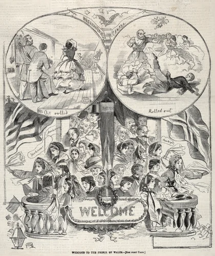 Welcome to the Prince of Wales by Winslow Homer, print, 1860