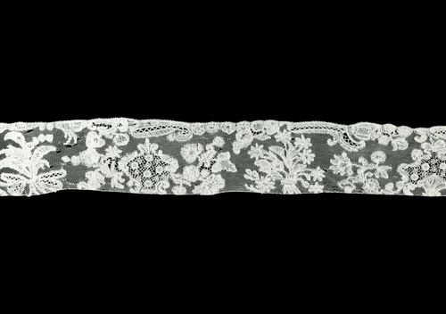 Border by Flanders, Brussels, textile, 1755-1765