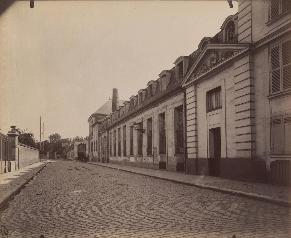Choisy-Le-Roi. Ancien Château de Louis XV by Eugène Atget, photograph, 1901
