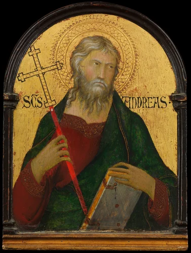Saint Andrew by Simone Martini, painting, 1317-1319