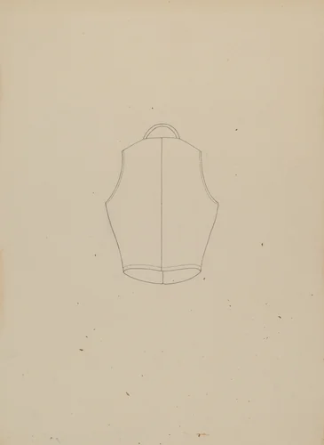 Waistcoat by Mae A. Clarke, index of american design, 1937