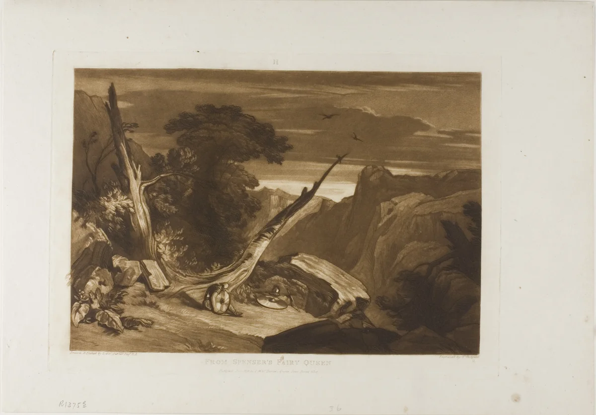 From Spenser's Fairy Queene by Joseph Mallord William Turner, print, 1811