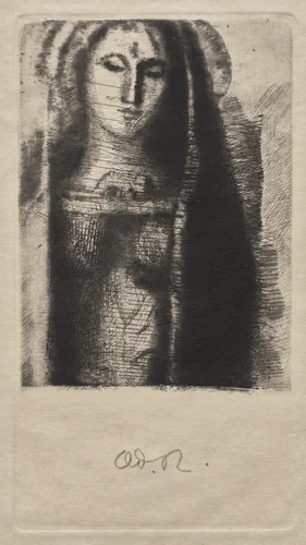 Princess Maleine (The Little Madonna) by Odilon Redon, print, 1892