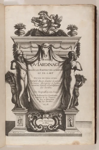 Traité du Jardinage selon les Raisons de la Nature et de l'Art by Michel van Lochom, book, 1638