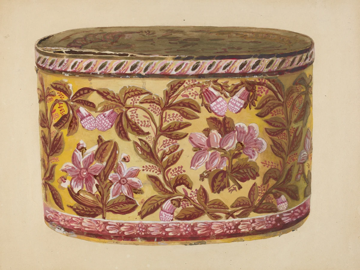 Bandbox by Gilbert Sackerman, index of american design, 1935-1942