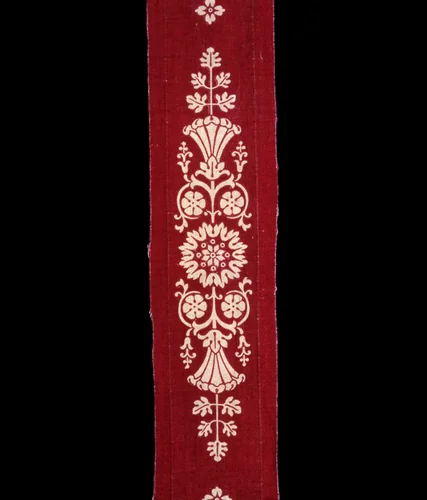 Border by England or United States, textile, 1801-1900