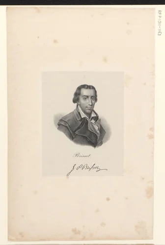 Portret van Jacques Pierre Brissot by anonymous, print, 1818-1842
