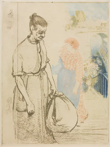 Washerwomen (Les Laveuses) by Auguste Louis Lepère, print, 1894