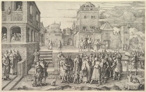 Ecce Homo by Lucas van Leyden, print, 1510