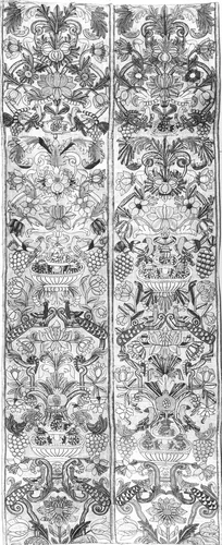 Panel by Italy, textile, 1640-1660