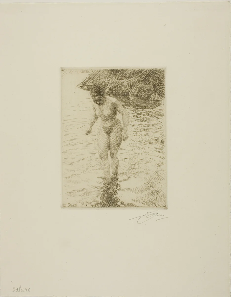 Dalarö by Anders Zorn, print, 1915