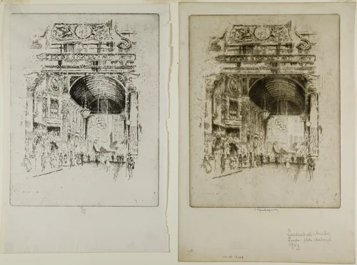 Leadenhall Market, II by Joseph Pennell, print, 1903
