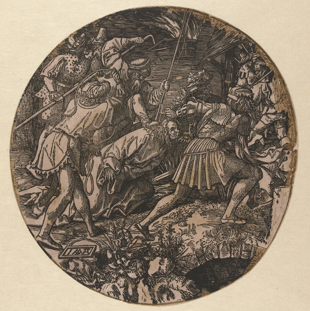 Gevangenneming van Christus by Unknown, print, 1517-1533