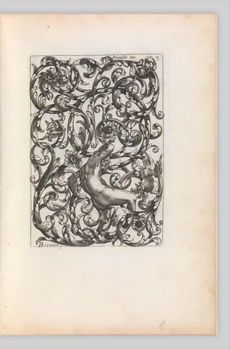 Diverses Pieces de Serruriers, page 4 (recto) by Jean Berain, book, 1658-1668