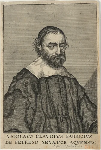 Nicholas Claude Fabri de Peireso, French Antiquary by Robert Gaywood; Claude Mellan, print, 1656