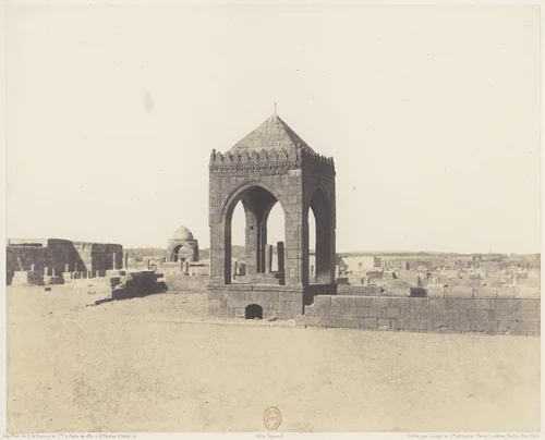Le Kaire, Cimetière des Mamelouks by Félix Teynard, photograph, 1851-1852