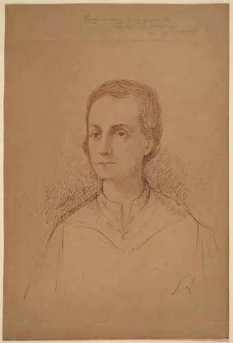 Andrew W. Mellon by Anonymous Artist; Thomas Sully, drawing, 1783-1872