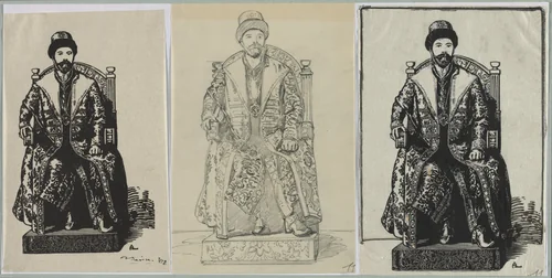 Le Tsar by Auguste Louis Lepère, drawing, 1914