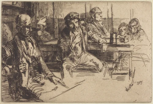 Longshoremen by James McNeill Whistler, print, 1859