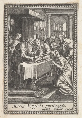 The Purification of the Virgin Mary by anonymous, print, 1590-1625