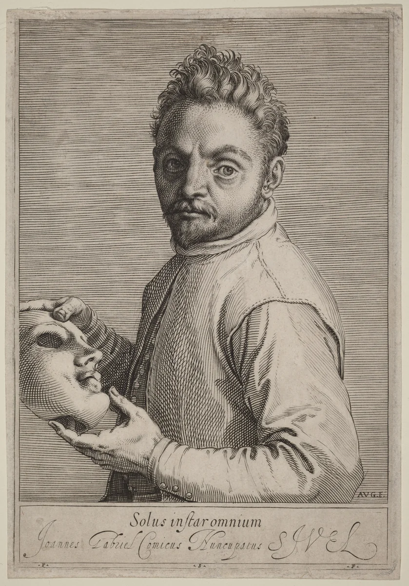 Giovanni Gabrielli by Agostino Carracci, print, 1599