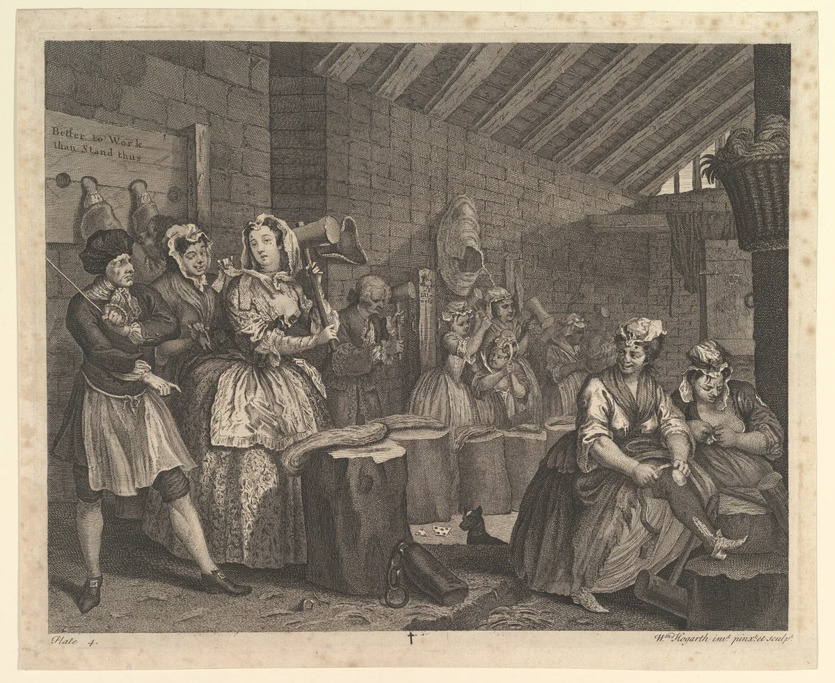 A Harlot's Progress, Plate 4 by William Hogarth, print, 1732