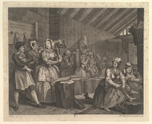 A Harlot's Progress, Plate 4 by William Hogarth, print, 1732
