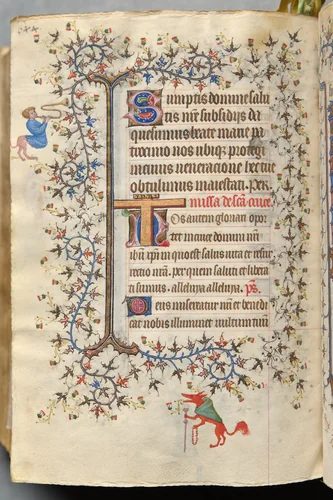 Hours of Charles the Noble, King of Navarre (1361-1425), fol. 316v, Text by Master of the Brussels Initials and Associates, book, 1400-1410