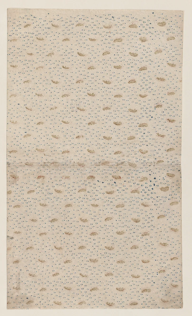 Book cover with overall abstract design by anonymous, print, 1800-1900