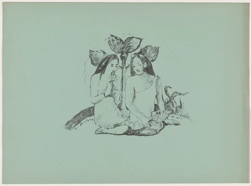 Tahiti by Paul Gauguin, print, 1895