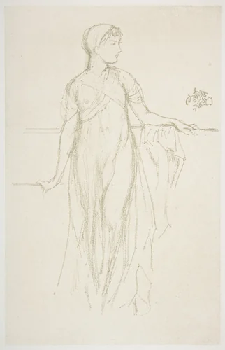 Study by James McNeill Whistler, print, 1879