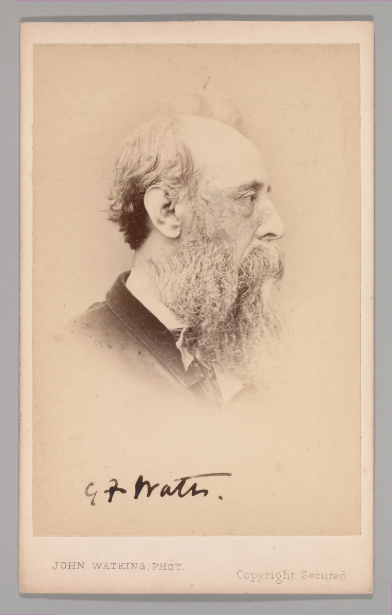 [George Frederick Watts] by John and Charles Watkins, photograph, 1860-1869
