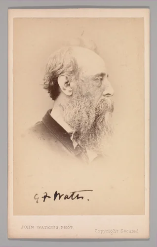 [George Frederick Watts] by John and Charles Watkins, photograph, 1860-1869
