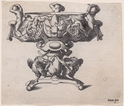 Brazier by René Boyvin, print, 1525-1600