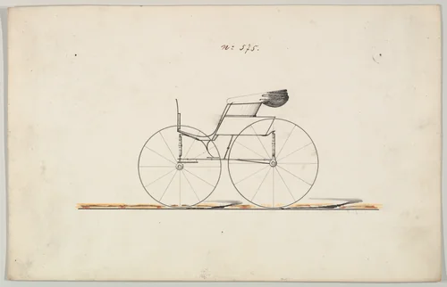 Doctor's Wagon #575 by Brewster & Co., drawing, 1860-1870