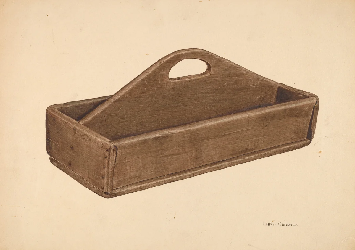 Knife Box by LeRoy Griffith, index of american design, 1940