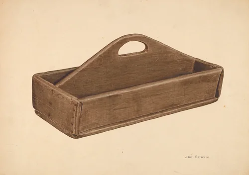 Knife Box by LeRoy Griffith, index of american design, 1940