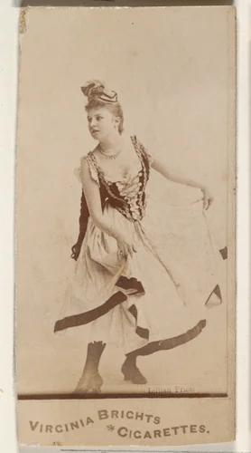 Lillian Price, from the Actors and Actresses series (N45, Type 1) for Virginia Brights Cigarettes by Allen & Ginter, photograph, 1885-1891