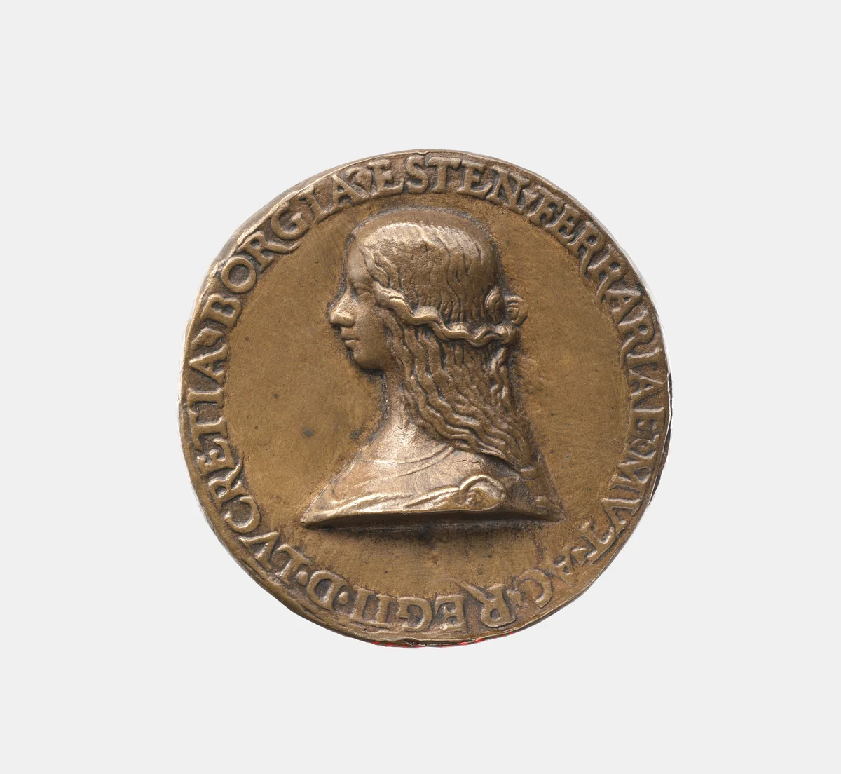 Lucrezia Borgia 1480-1519 by Unknown, metalwork, 1500-1510